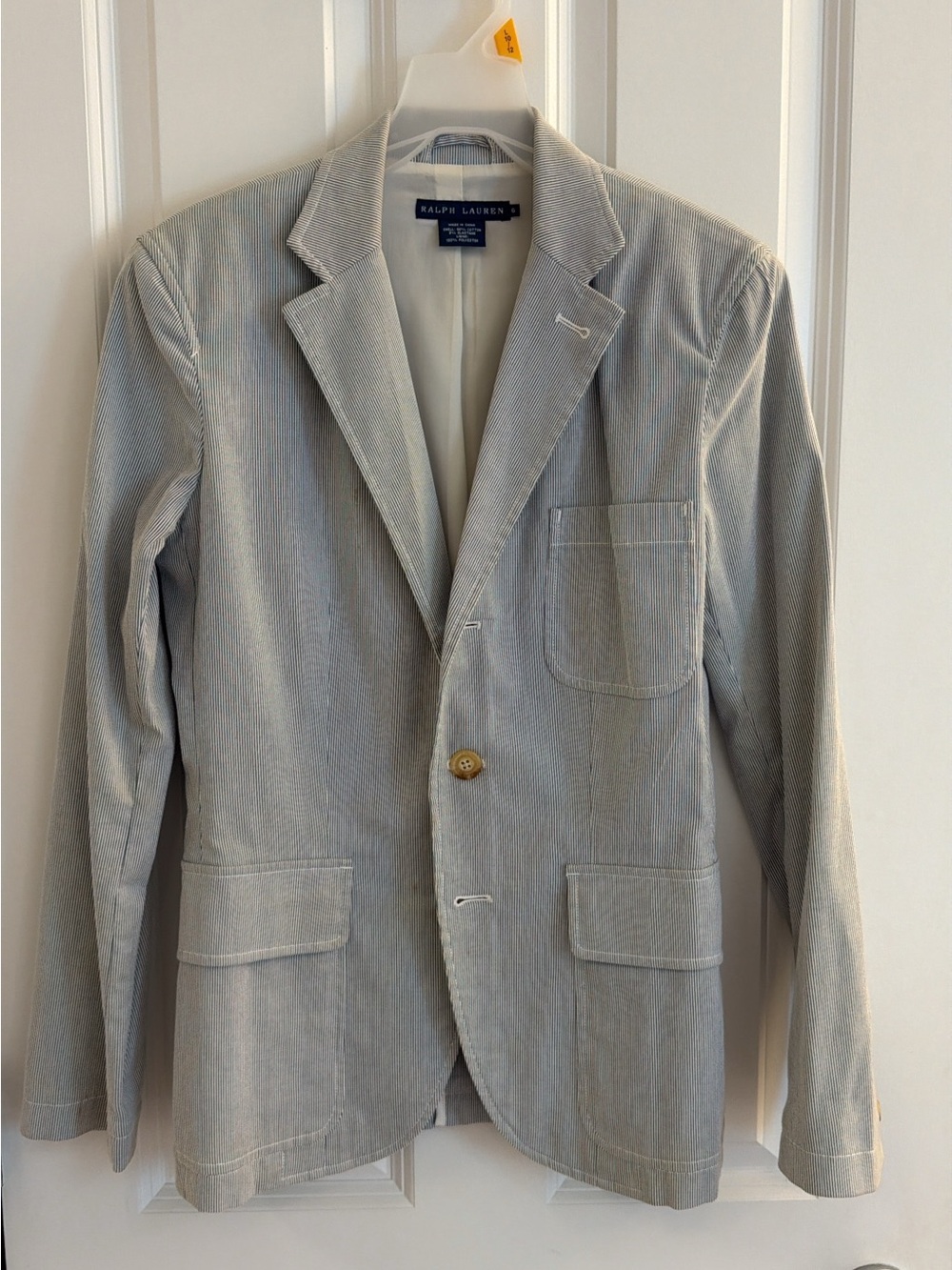 Ralph Lauren Blue Seersucker Blazer